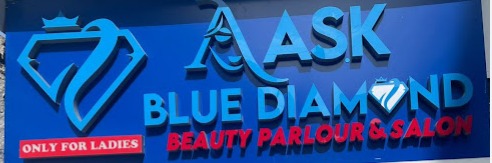AASK Blue Diamond Beauty parlour & Salon Logo